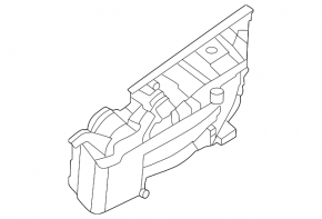 Корпус порта зарядки Nissan Ariya 23-26
