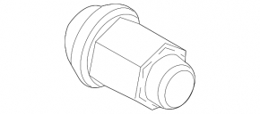 Piuliță roată d19 M12x1.5 Ford Explorer 11-19 tip 3