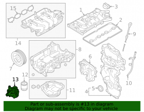 Масляный насос ДВС Nissan Juke 15-17