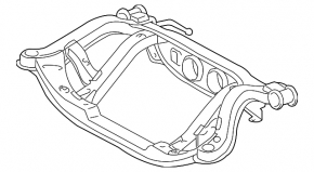 Bara spate pentru Toyota Highlander 01-07 AWD