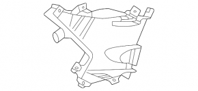 Conductă de aer bara stângă Chevrolet Equinox EV 24-26