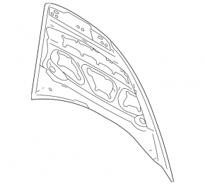 Capota goală Porsche Cayenne 958 11-14 aluminiu nou neoriginal