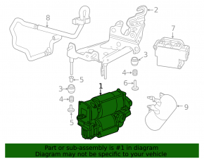Compresor suspensie pneumatică Mercedes AMG Clasa GT X290 19-25