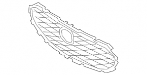 Grilă radiator Mazda 3 19-26 5d