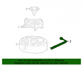 Ключ балонный гаечный Chevrolet Impala 14-20