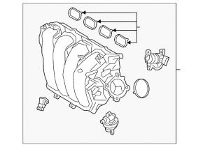 Коллектор впускной Kia Forte 19-21 2.0