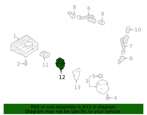 Кнопка P Parking Audi Q7 16-21