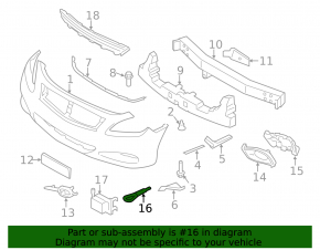 Буксировочный крюк Infiniti G25 G35 G37 4d 06-14
