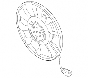 Ventilator răcire dreapta Audi Q5 80A 18-24