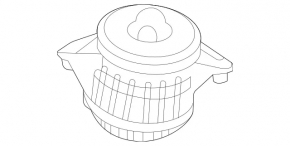 Подушка двигателя левая Mercedes W167 GLE 450 20-26 3.0h