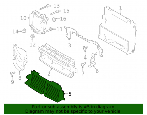 Jaluzele deflectoare radiator Land Rover Range Rover Sport 13-22