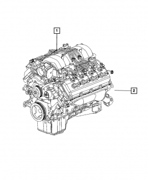 Двигатель Dodge Durango 09-12 hemi 5.7