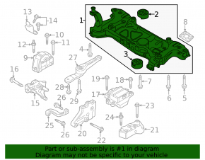 Подрамник передний VW Beetle 12-19