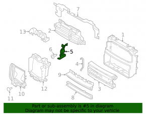 Deflector radiator inferior Land Rover Discovery 2017-2023 nou original