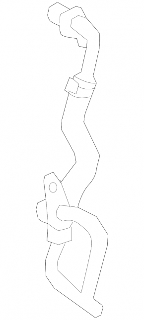 Conductă de răcire a turbocompresorului BMW 5 G30 17-19 3.0