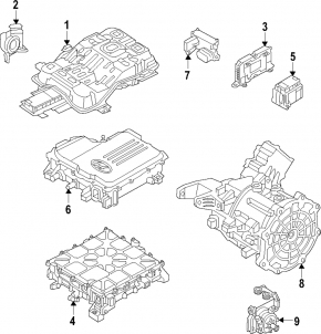 Блок управления АКПП Hyundai Kona 19-23 EV