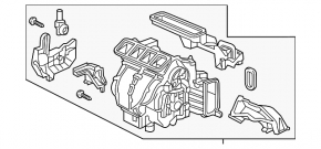 Corpul ventilatorului gol, partea dreaptă a Honda Civic X FC 16-21