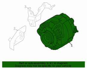 Генератор Nissan Altima 13-18 2.5