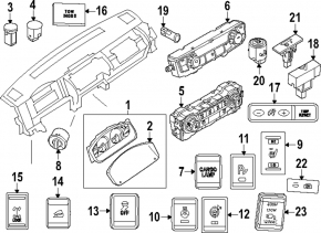 Кнопка Start/stop Infiniti QX50 19-25