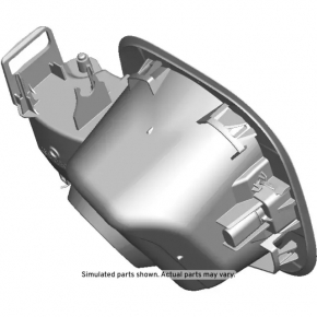 Корпус лючка бензобака Chevrolet Trax 15-20