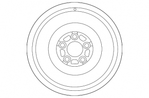 Запасное колесо докатка Mazda 3 19-26 R16 125/80 Mexico built