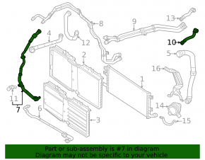 Патрубок системы охлаждения Mercedes W167 GLE 450 20-26