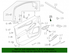 Кнопка блокировки двери передней правой Ford Escape MK4 20-26