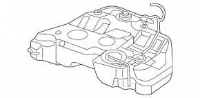 Топливный бак Nissan Altima 13-14