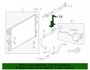 Deflector radiator dreapta Nissan Murano 25-26