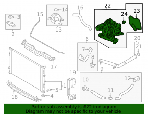Корпус термостата в сборе Hyundai Tucson 23-26 2.5