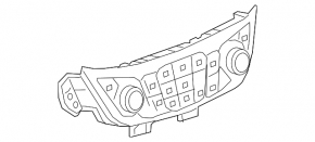 Управление климат-контролем Chevrolet Equinox 19-24 manual