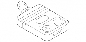 Ключ Ford Fiesta 11-15 3 кнопки