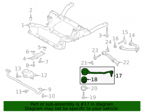 Braț de control inferior, față dreapta, Land Rover Range Rover 13-21