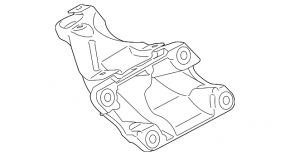 Suport motor dreapta pentru BMW Seria 3 F30 12-18 2017-20, cu tracțiune integrală, fără M3. Tracțiune integrală, 2017-21. Tracțiune integrală, 2017-20, cu XDrive, 2017-19