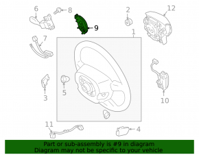 Butoanele de control de pe volanul dreapta pentru NAVI Toyota Prius 20 04-09 au uzuri