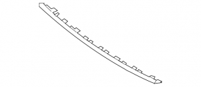 Bandă centrală bară față Mercedes Clasa C W206 300 22-23 AMG pachet, cromată