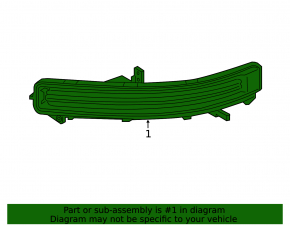 Поворотник правый Lincoln Nautilus 19-23