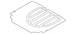 Пол багажника Hyundai Elantra UD 11-13