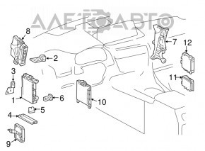 Chassis Clearance Sonar Control Module Lexus RX350 RX450h 16-19