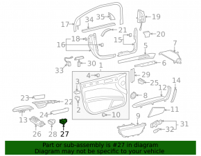 Кнопка закрытия двери багажника Audi Q7 4L 10-15