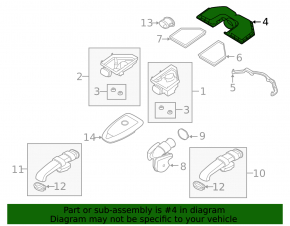 Корпус воздушного фильтра BMW X5 E70 07-10 4.8