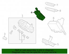 Acm Control Unit Module Honda Accord 13-16