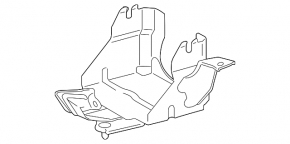 Кронштейн блока ABS Lexus GS430 GS450h 06-11