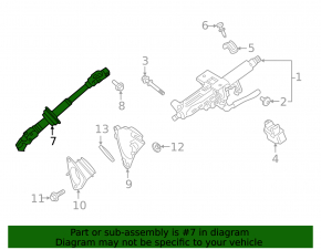 Рулевой карданчик Toyota Rav4 19-25