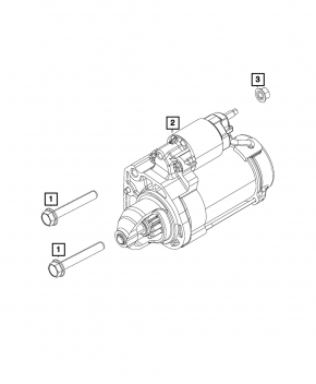 Стартер Jeep Cherokee KL 15-22 3.2