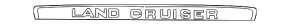 Ornamente portbagaj pentru Toyota Land Cruiser 16-21, cromate