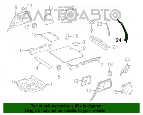 Датчик положения двери багажника правый Mercedes W164 ML
