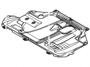 Защита двигателя Ford Transit Connect MK2 13-18