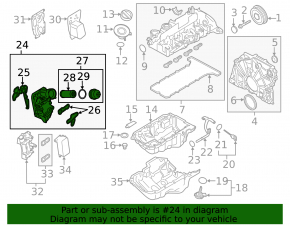 Carcasă filtru ulei BMW X5 F15 14-18 3.0D cu răcitor