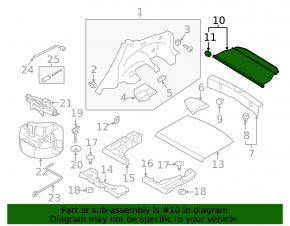 Шторка багажника Subaru Impreza 5d 17-23